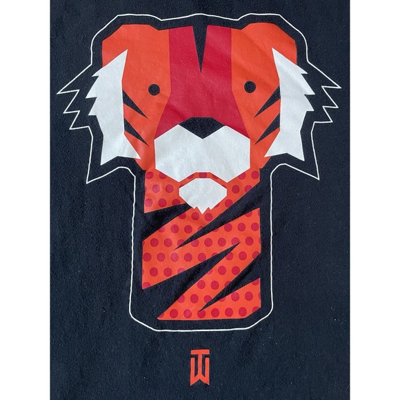 Tiger Woods Nike Short Sleeve T-shirt Frank Golf Club Head Cover Black XL JBHS - Picture 3 of 10